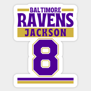 Baltimore Ravens Jackson 8 Edition 3 Sticker